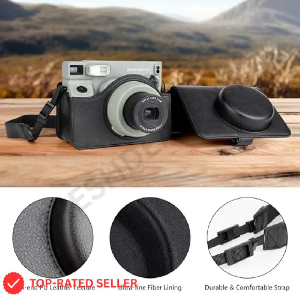 Pu Leather Camera Case Protective Hard Shell Adju… - image 5